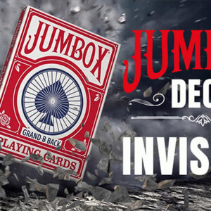 Jumbox Invisible Deck (Red) by Magic Dream