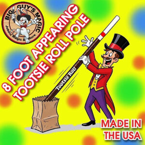 Appearing 8 Foot Tootsie Roll Pole by Big Guys Magic