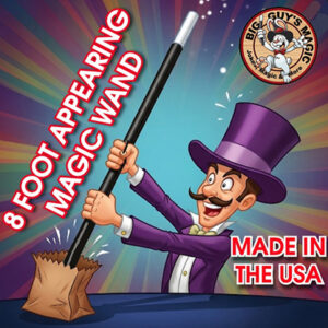 The Appearing 8-Foot Wand! By Big Guys Magic
