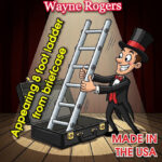 Wayne Rogers Appearing 8 Foot Ladder from Briefcase by Big Guys Magic