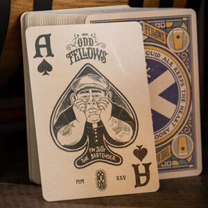 Odd Fellow Brother McPint Poker Playing Cards by Stockholm17