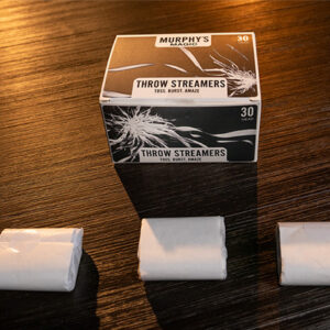 Throw Streamers 12 pk. (White / 30 Head) by Murphy’s Magic