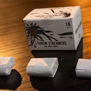 Throw Streamers 12 pk. (White / 16 Head) by Murphy’s Magic