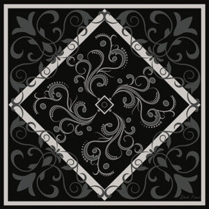Devil’s Bandana V.3 – Precious Stones Collection by Lee Alex (Black Pearl)