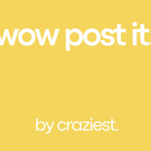 WOW Post-it by Craziest