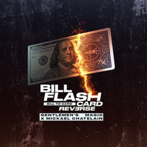 Bill Flash Card (Red) by Gentlemen’s Magic X Michael Chatelain