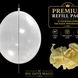 Needle Through Balloon Refill Pack (12 Count) by Big Guy’s Magic
