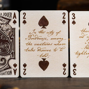 Le Voyage Du Chat Rouge Playing Cards by Stockholm17
