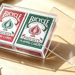 Plexiglass Card Case (2 Deck Case) by MS Magic