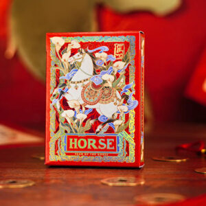 Year of the Horse (Red) Playing Cards by TCC Fashion