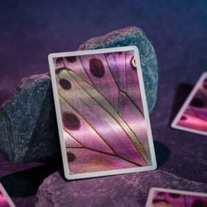 Morpho V2 (Pearl / Pink) Playing Cards by TCC Fashion