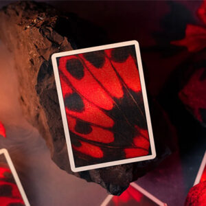 Morpho V2 (Carmine / Red) Playing Cards by TCC Fashion