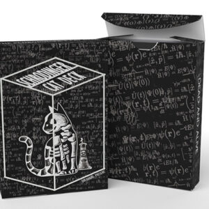 Schrodinger’s Cat: Quantum Gilded Dead Black Playing Cards