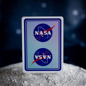 NASA HOLOGRAPHIC FOIL “MEATBALL” LOGO PLAYING CARDS
