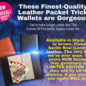 Leather Packet Wallet (Brown) by Paul Gordon